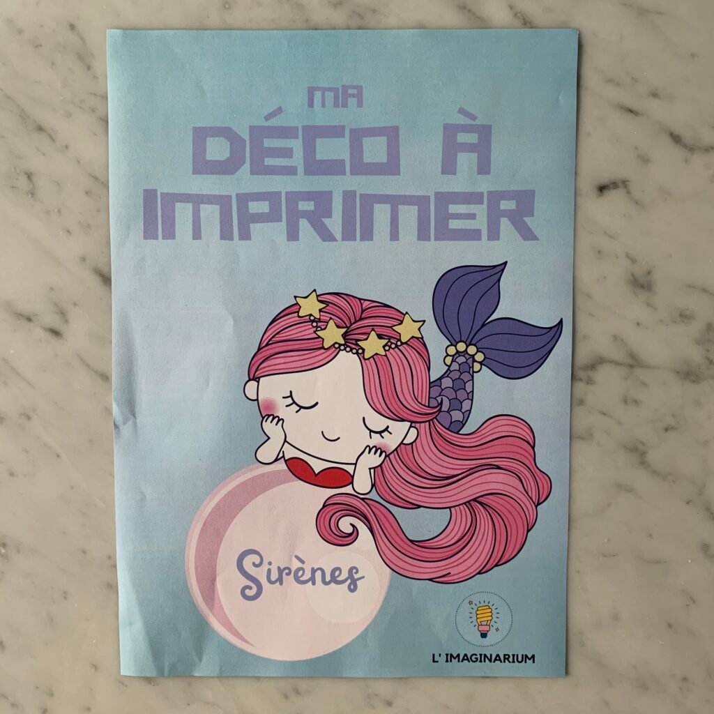 kit déco à imprimer sirènes