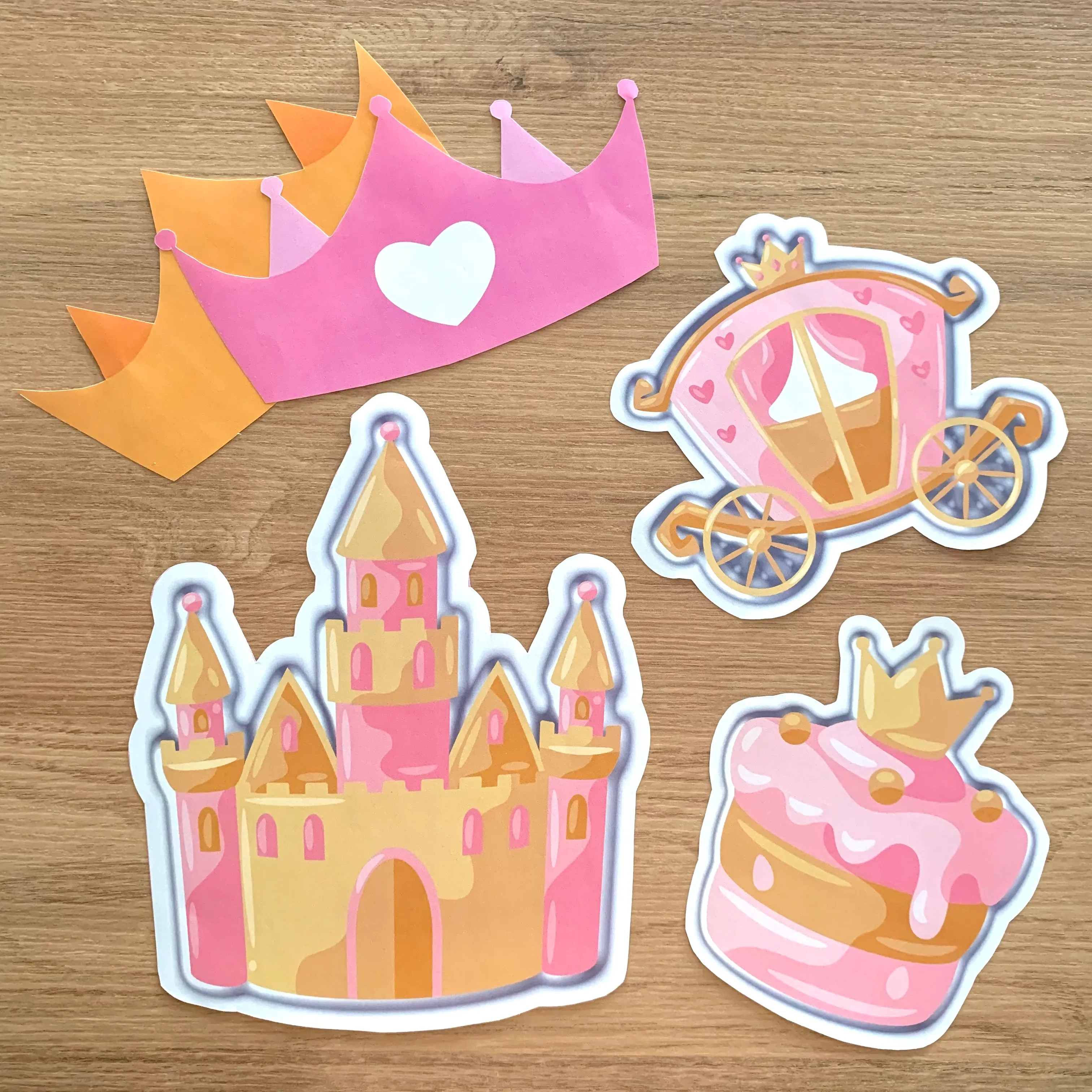 Kit décoration anniversaire princesse 31 pièces : Deguise-toi, achat de  Decoration / Animation